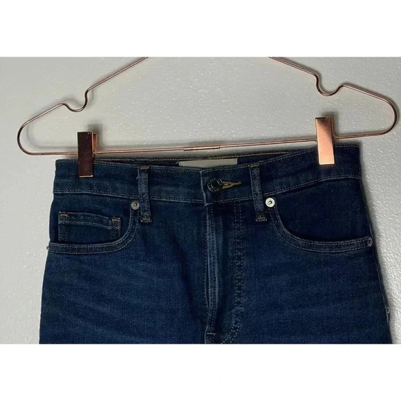 Everlane Womens High Rise Skinny Denim Ankle Jeans Blue Sz 26 - Picture 4 of 11